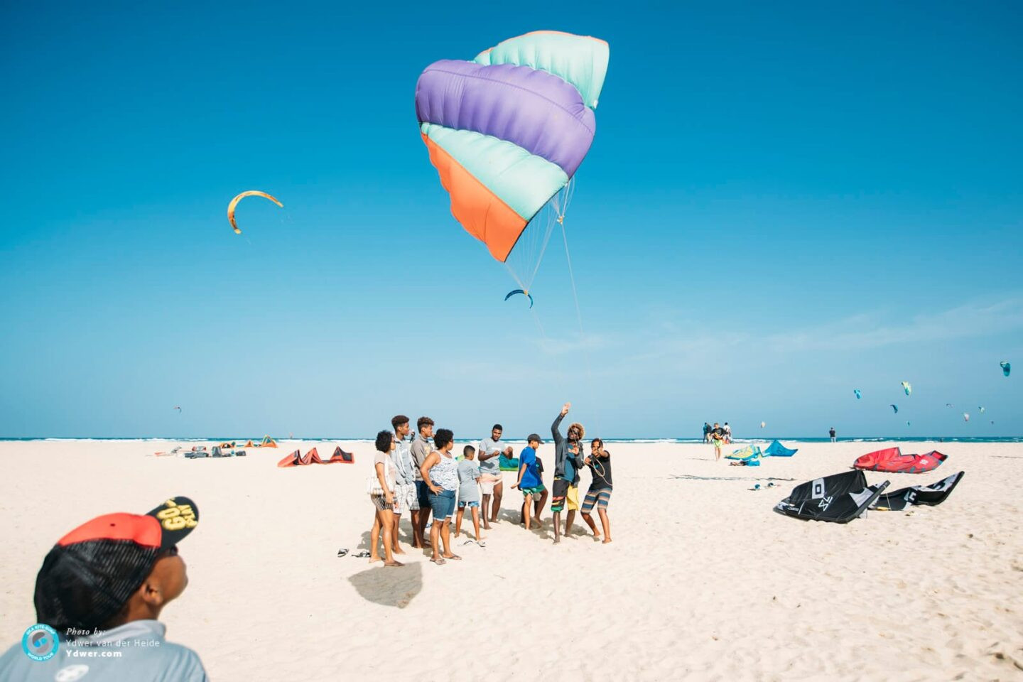 Teaching Kids to Kite in Cabo Verde with the Pros
