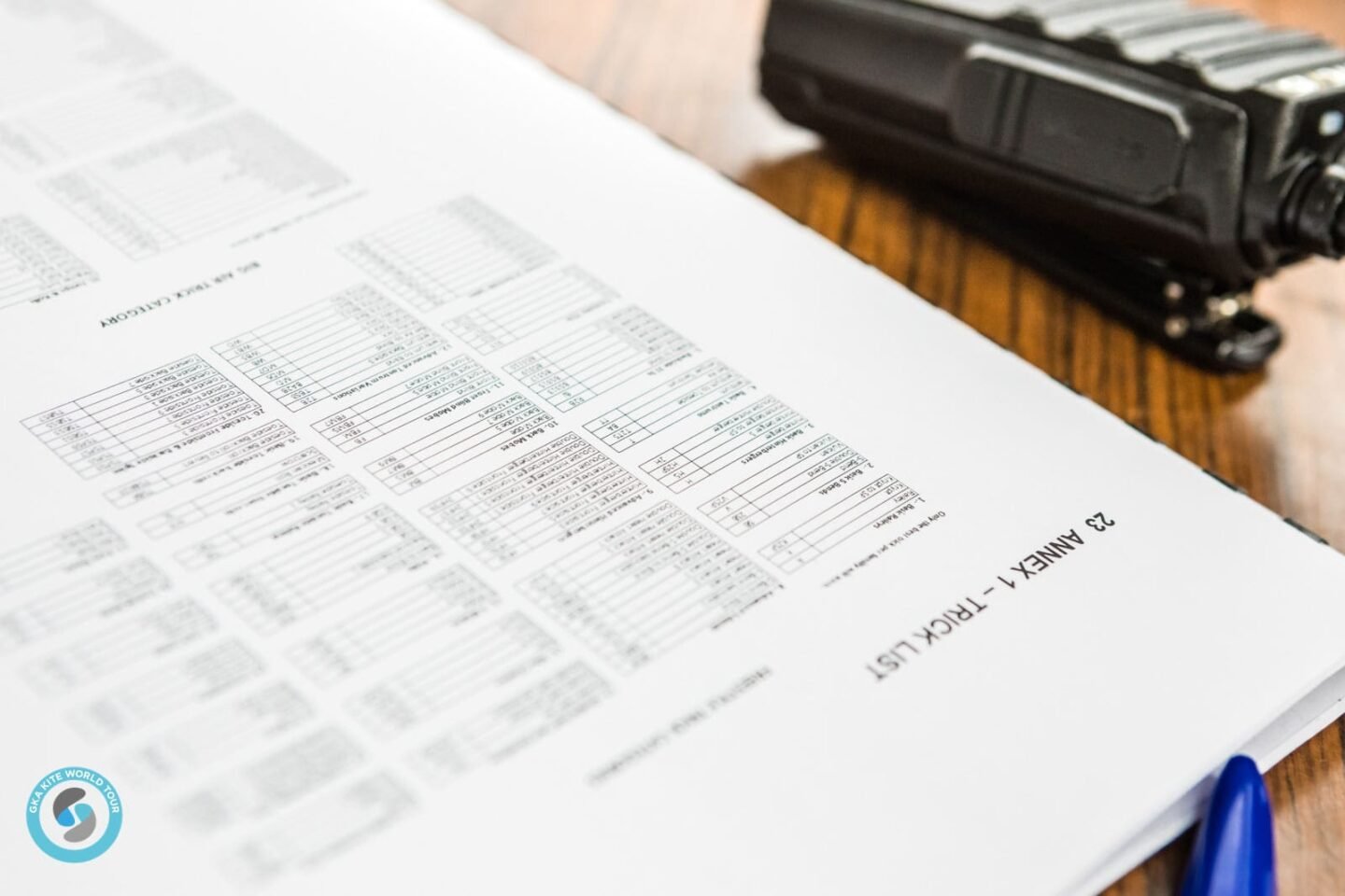 GKA Freestyle kiteboarding trick list