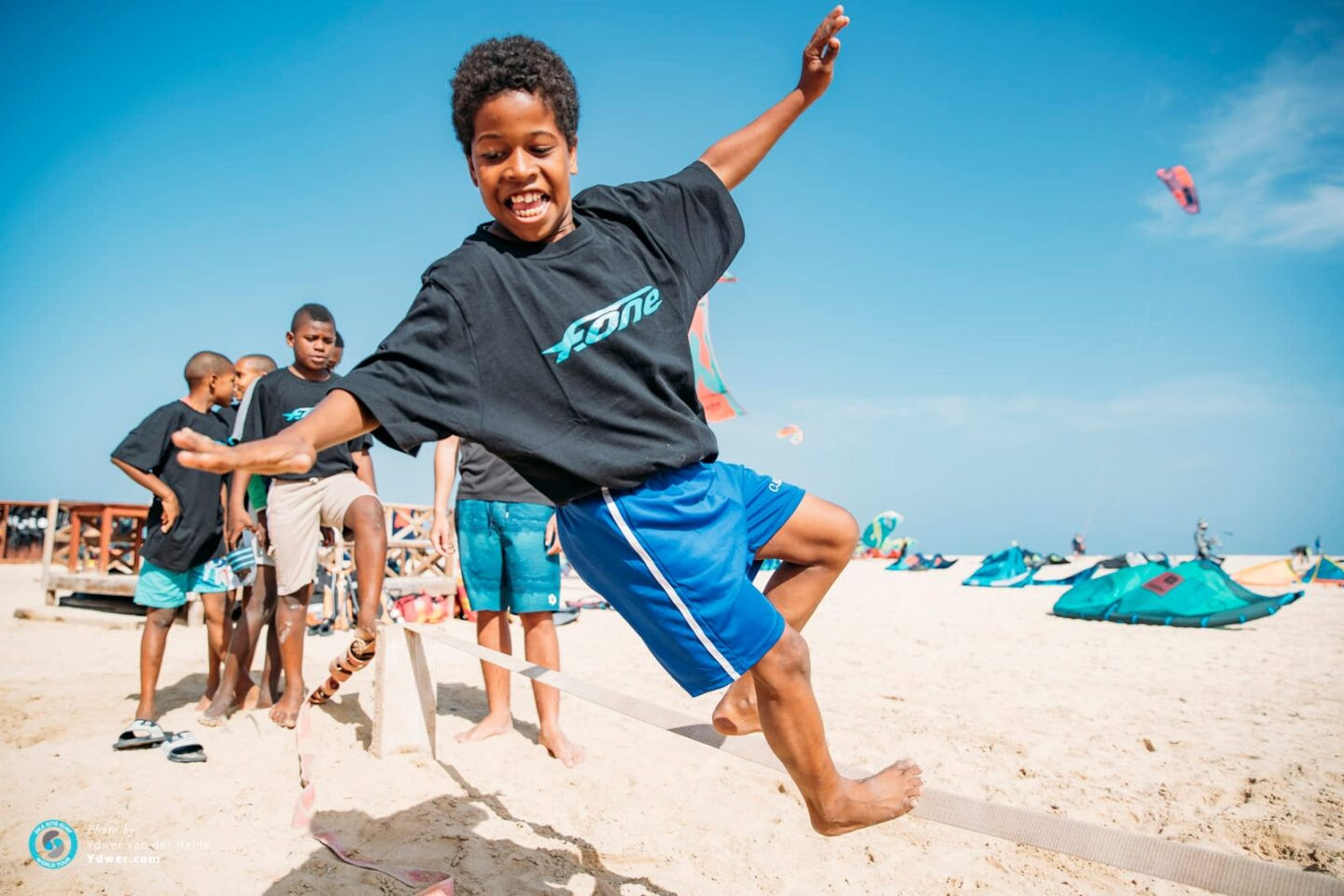 Teaching Kids to Kite in Cabo Verde with the Pros