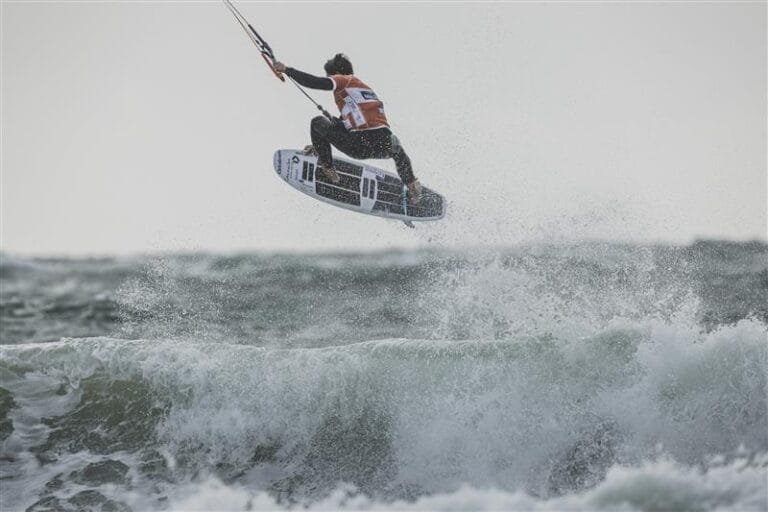 German island hosts kiting thriller on North Sea