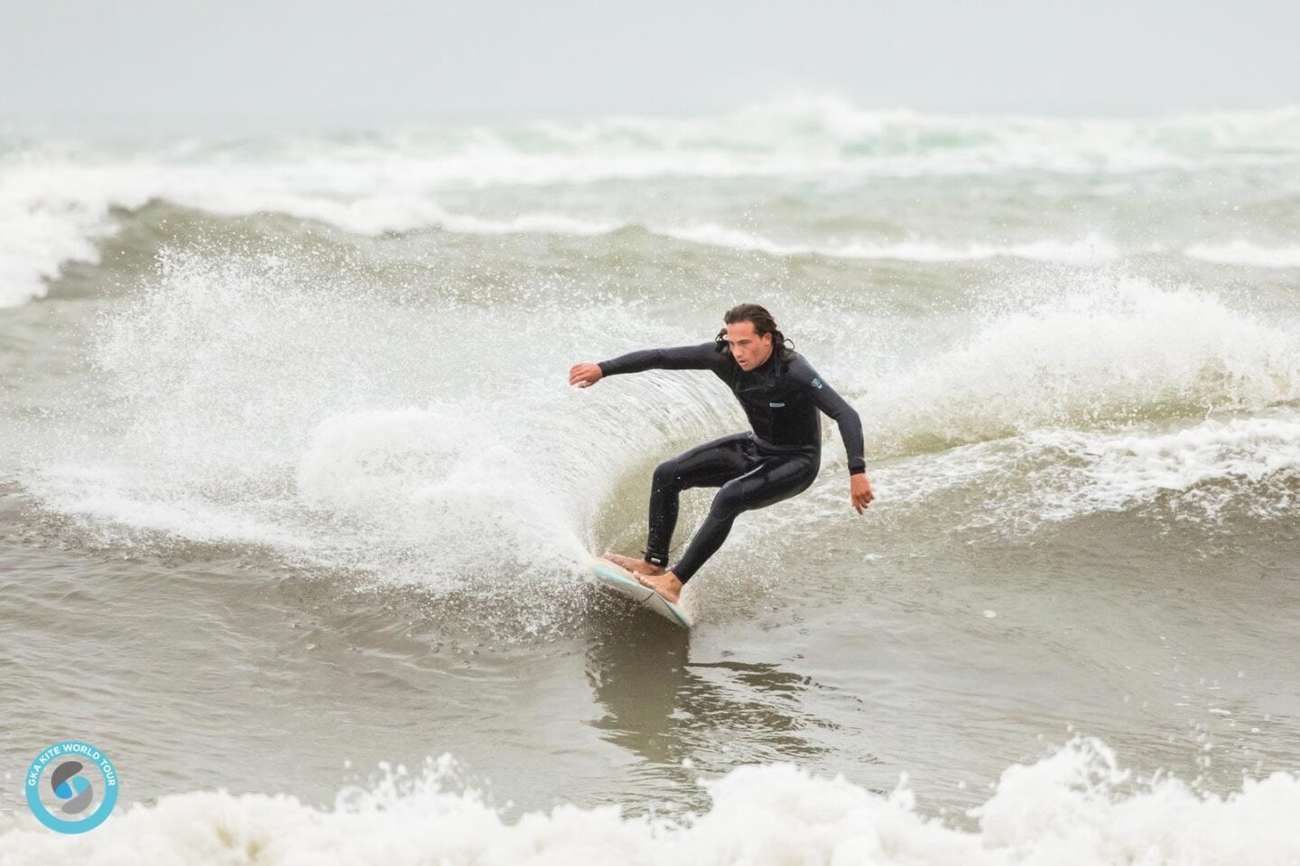 South African Aron Rosslee surfing Leucate