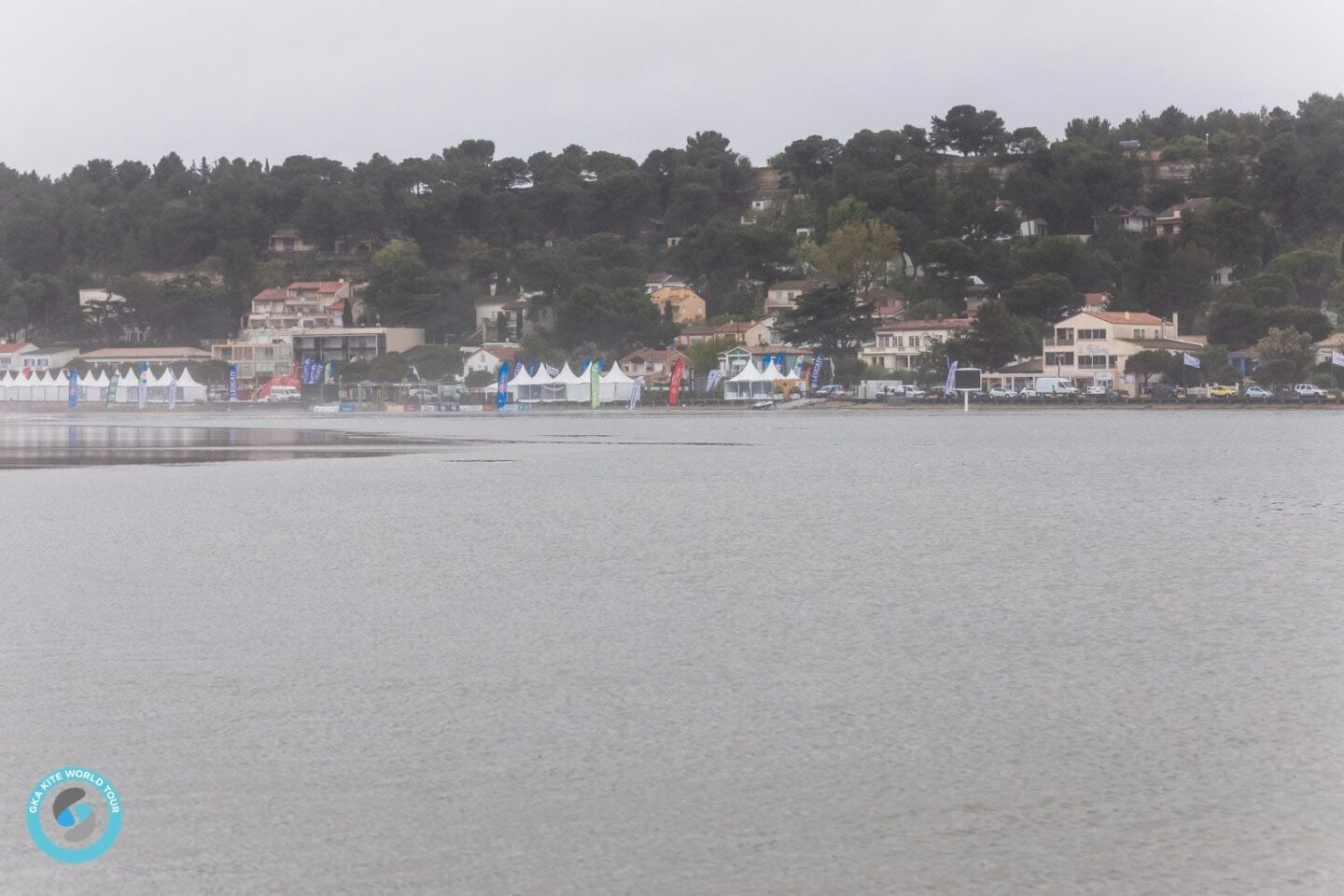 The surge in waves has produced the potential for epic freestyle conditions on this lagoon on the beach