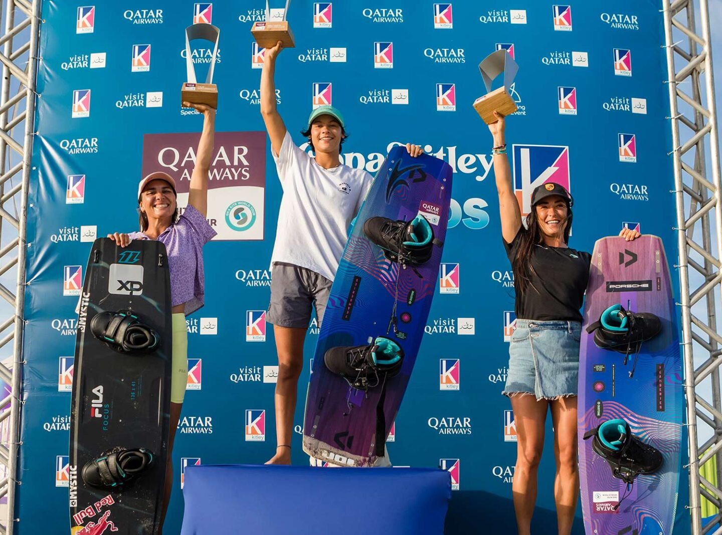 Women's 2022 Freestyle-Kite World Championship podium 2022