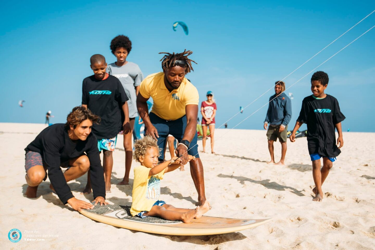 Teaching Kids to Kite in Cabo Verde with the Pros
