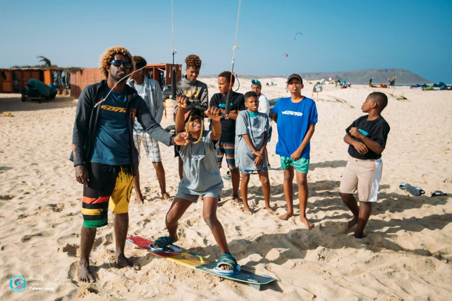 Teaching Kids to Kite in Cabo Verde with the Pros