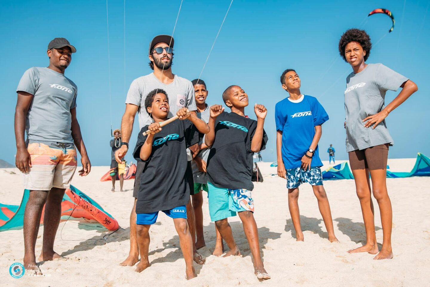Teaching Kids to Kite in Cabo Verde with the Pros