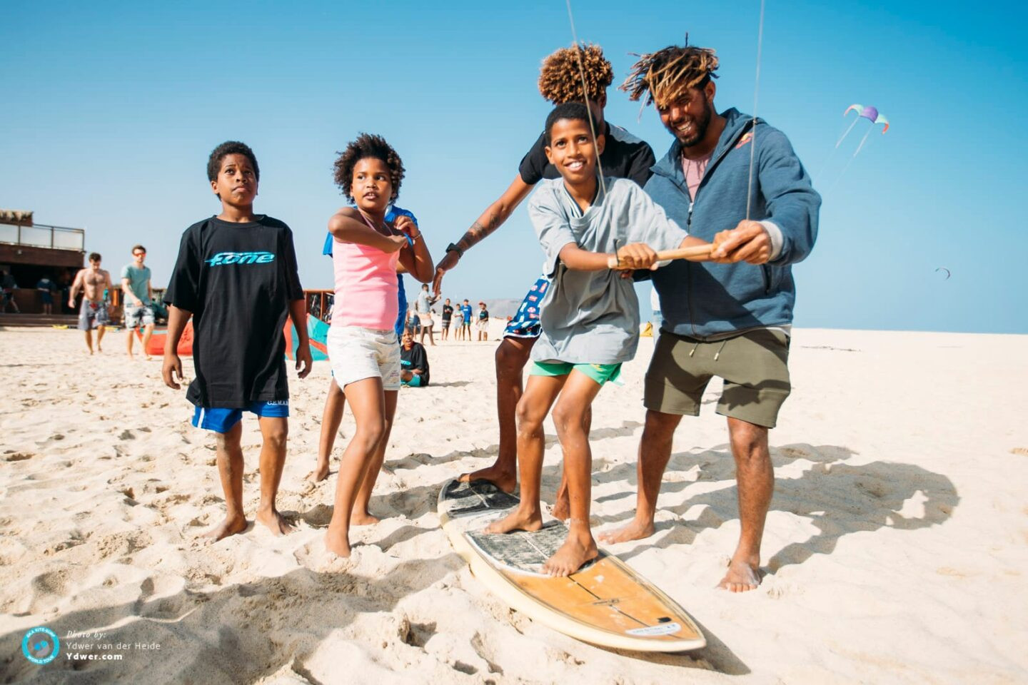 Teaching Kids to Kite in Cabo Verde with the Pros