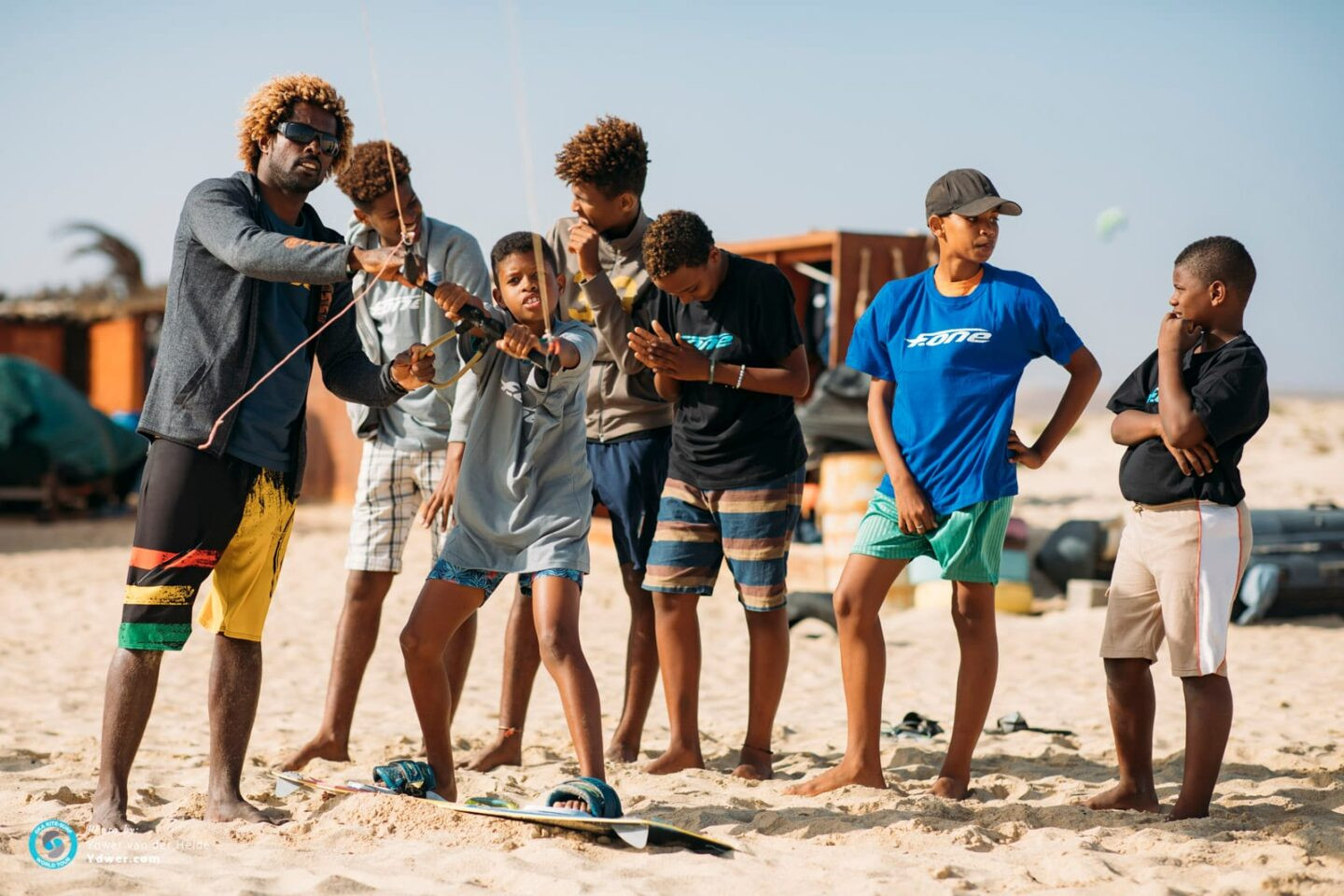 Teaching Kids to Kite in Cabo Verde with the Pros
