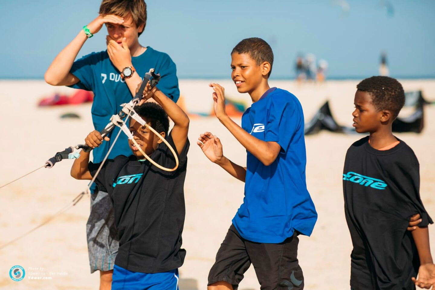 Teaching Kids to Kite in Cabo Verde with the Pros