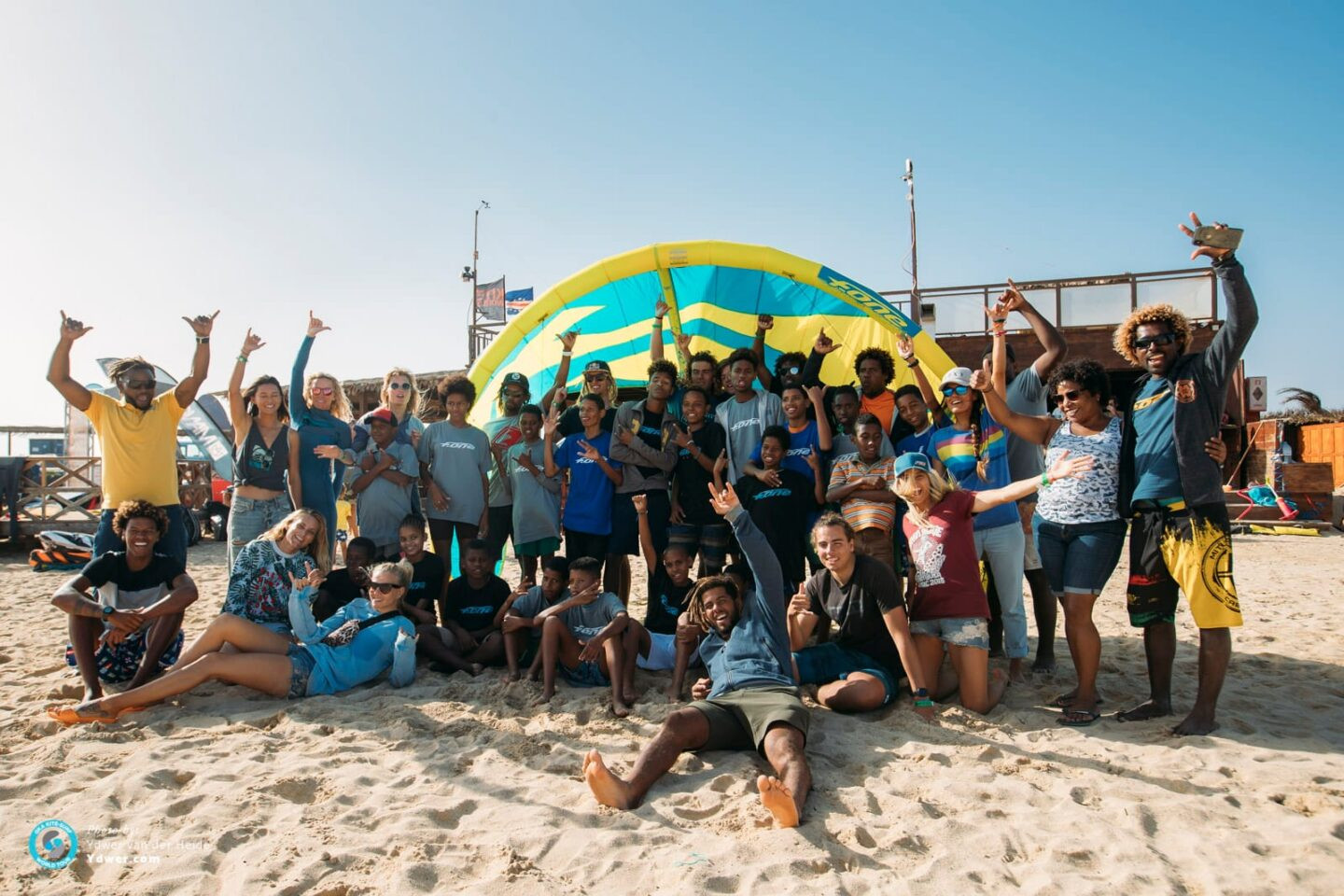 Teaching Kids to Kite in Cabo Verde with the Pros