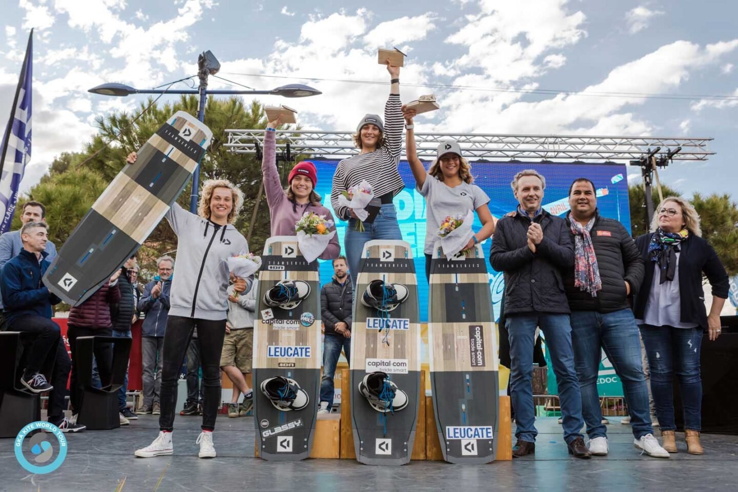 Women's Leucate podium 2019