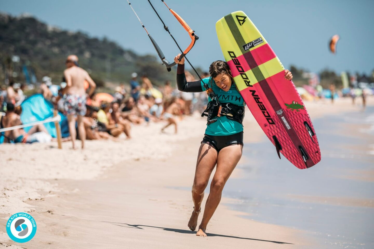 Carla Herrera Oria - singles winner GKA Kite World Cup Tarifa