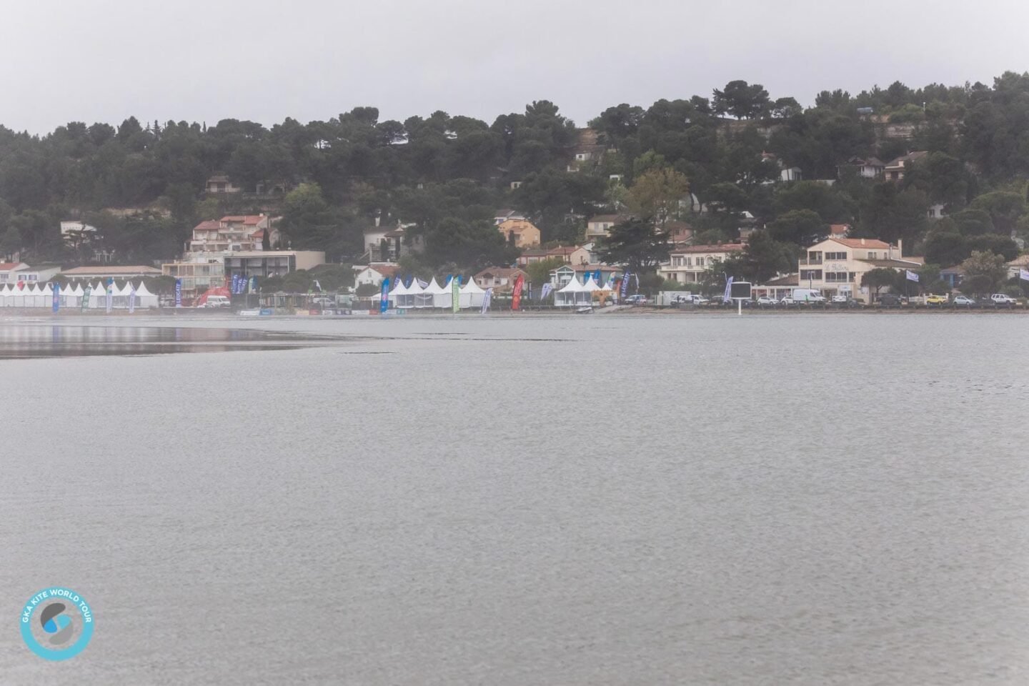 The surge in waves has produced the potential for epic freestyle conditions on this lagoon on the beach