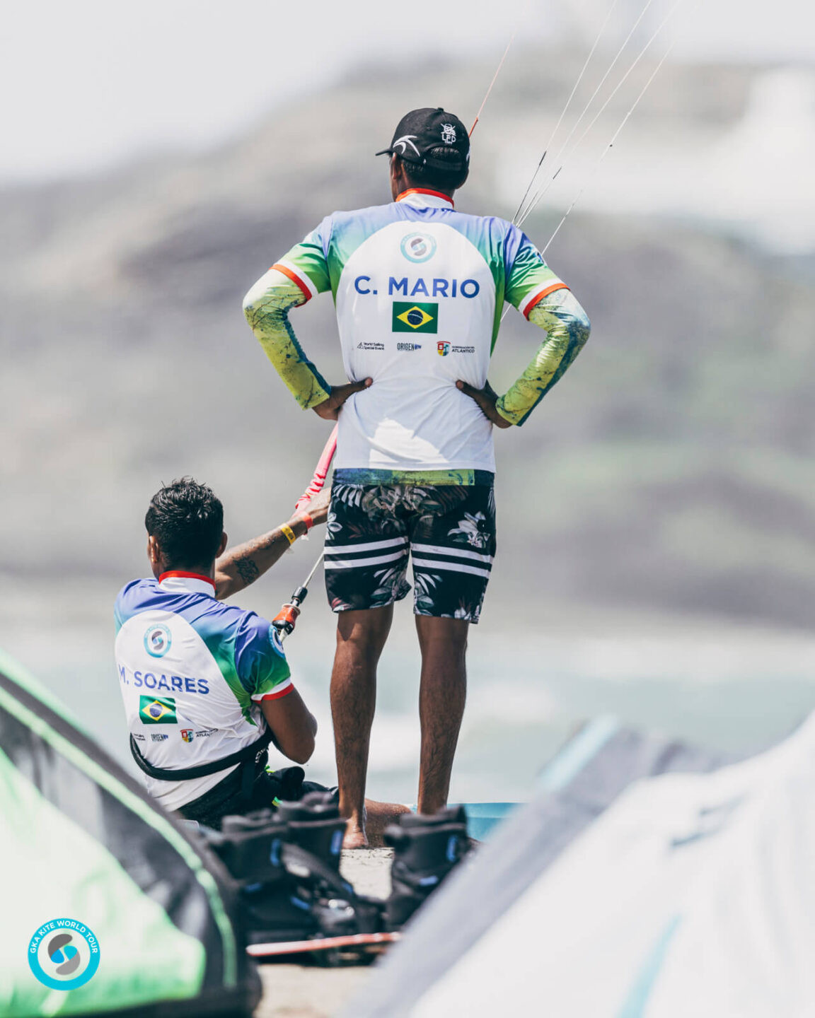 Carlos Mario and Manoel Soares GKA Kite World Cup Colombia 2022